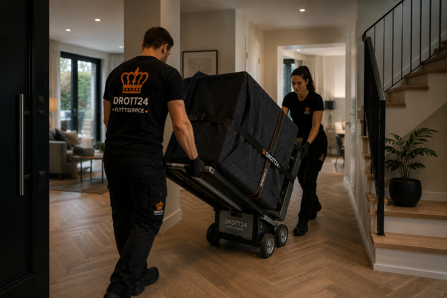Drott24 bär möbler säkert vid äldreflytt