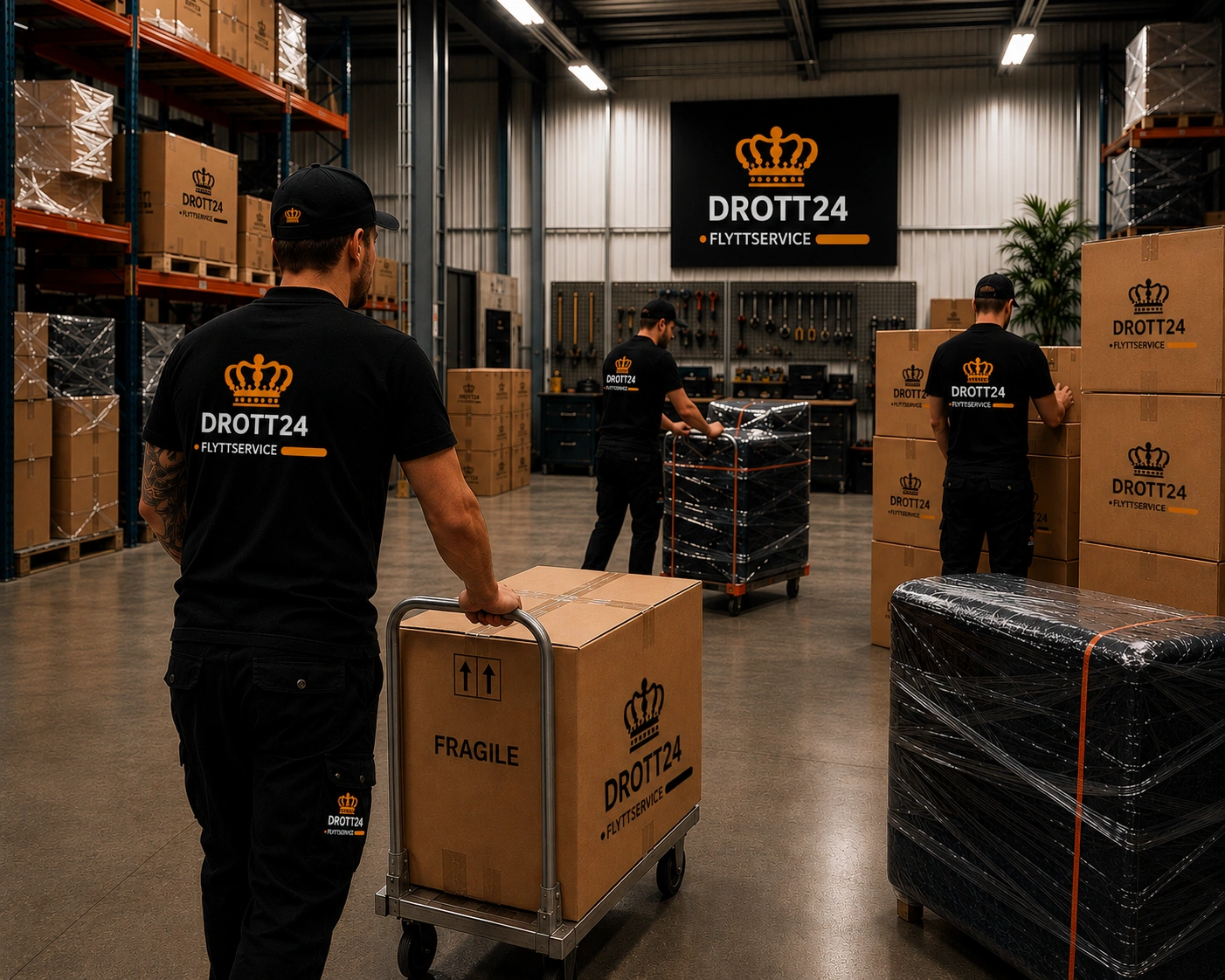 Drott24 bortforsling av möbler till återvinning